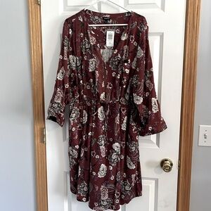 Torrid 3/4 sleeve shirt dress